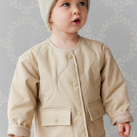 Arie Puffer Jacket - Cashew Childrens Jacket from Jamie Kay Australia