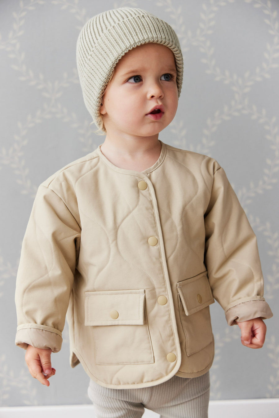 Arie Puffer Jacket - Cashew Childrens Jacket from Jamie Kay Australia