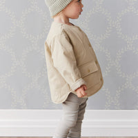 Arie Puffer Jacket - Cashew Childrens Jacket from Jamie Kay Australia