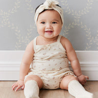 Organic Cotton Bridget Singlet Bodysuit - Irina Tofu Childrens Bodysuit from Jamie Kay Australia