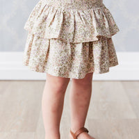 Organic Cotton Ruby Skirt - April Eggnog Childrens Skirt from Jamie Kay Australia