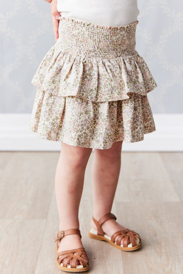 Organic Cotton Ruby Skirt - April Eggnog Childrens Skirt from Jamie Kay Australia