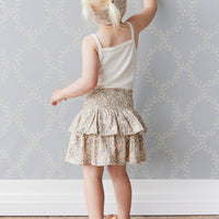 Organic Cotton Ruby Skirt - April Eggnog Childrens Skirt from Jamie Kay Australia