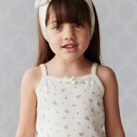 Organic Cotton Singlet - Irina Tofu Childrens Singlet from Jamie Kay Australia