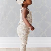 Organic Cotton Everyday Legging - April Eggnog Childrens Legging from Jamie Kay Australia