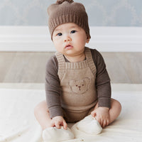 Ethan Playsuit - Cashew Marle Childrens Playsuit from Jamie Kay Australia