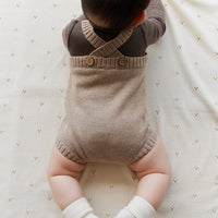 Ethan Playsuit - Cashew Marle Childrens Playsuit from Jamie Kay Australia