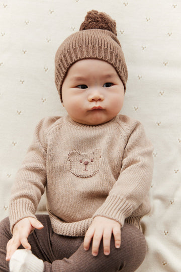 Ethan Jumper - Cashew Marle Childrens Jumper from Jamie Kay Australia