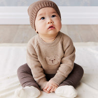 Ethan Jumper - Cashew Marle Childrens Jumper from Jamie Kay Australia