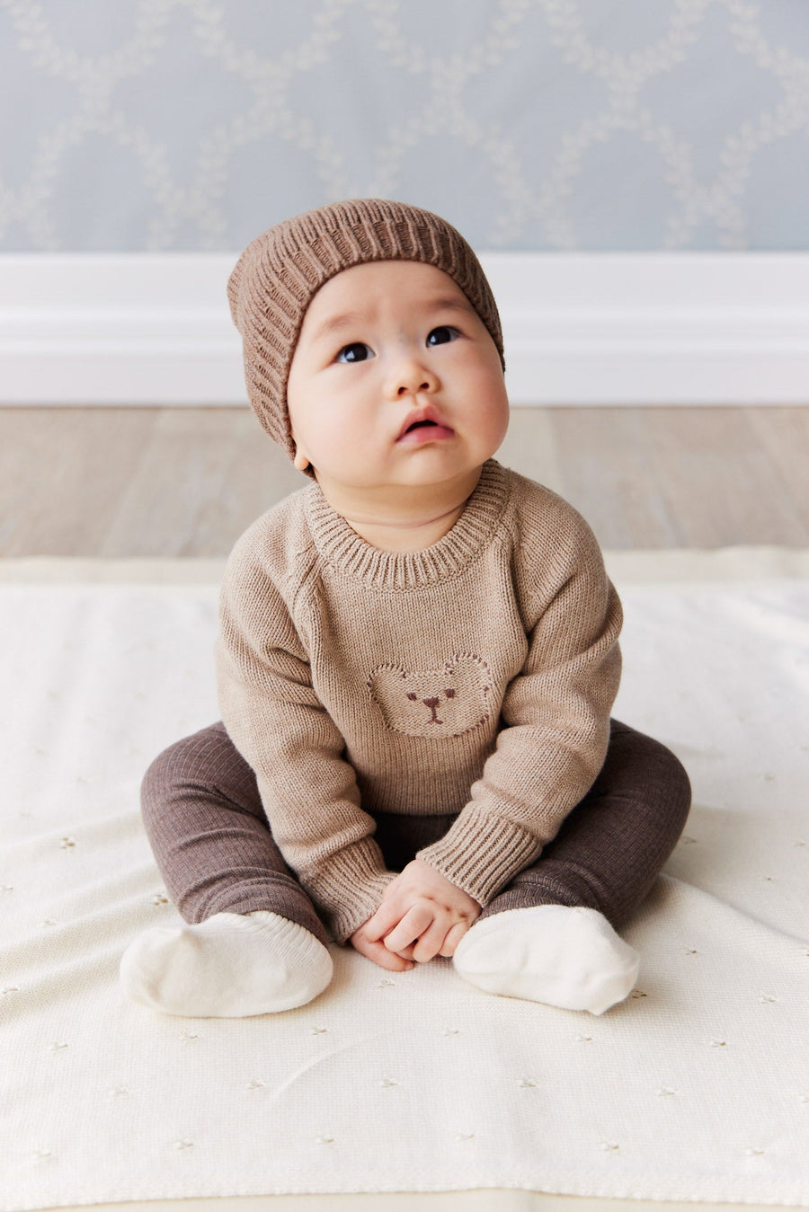 Ethan Jumper - Cashew Marle Childrens Jumper from Jamie Kay Australia