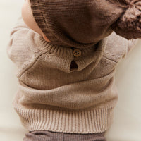 Ethan Jumper - Cashew Marle Childrens Jumper from Jamie Kay Australia