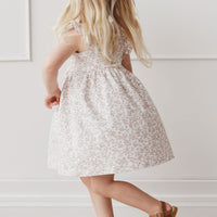 Organic Cotton Sienna Dress - Posy Floral Childrens Dress from Jamie Kay Australia