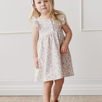 Organic Cotton Sienna Dress - Posy Floral Childrens Dress from Jamie Kay Australia