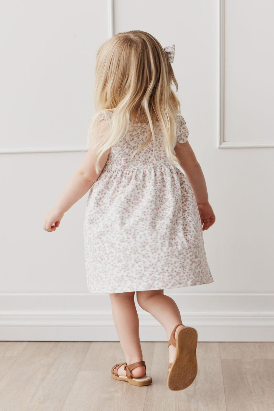 Organic Cotton Sienna Dress - Posy Floral Childrens Dress from Jamie Kay Australia