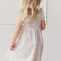 Organic Cotton Sienna Dress - Posy Floral Childrens Dress from Jamie Kay Australia