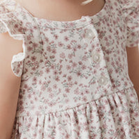 Organic Cotton Sienna Dress - Posy Floral Childrens Dress from Jamie Kay Australia