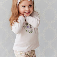 Pima Cotton Marley Long Sleeve Top - Luna Childrens Top from Jamie Kay Australia