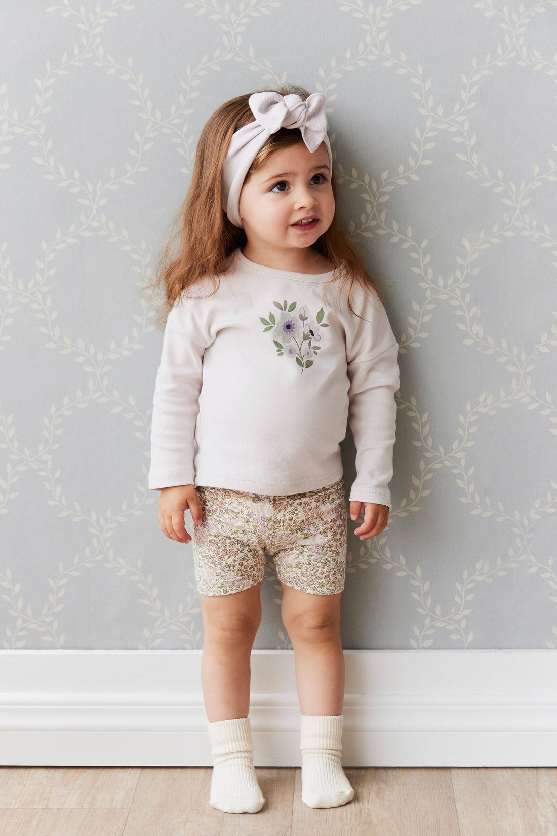 Pima Cotton Marley Long Sleeve Top - Luna Childrens Top from Jamie Kay Australia