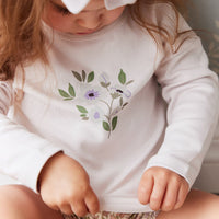 Pima Cotton Marley Long Sleeve Top - Luna Childrens Top from Jamie Kay Australia