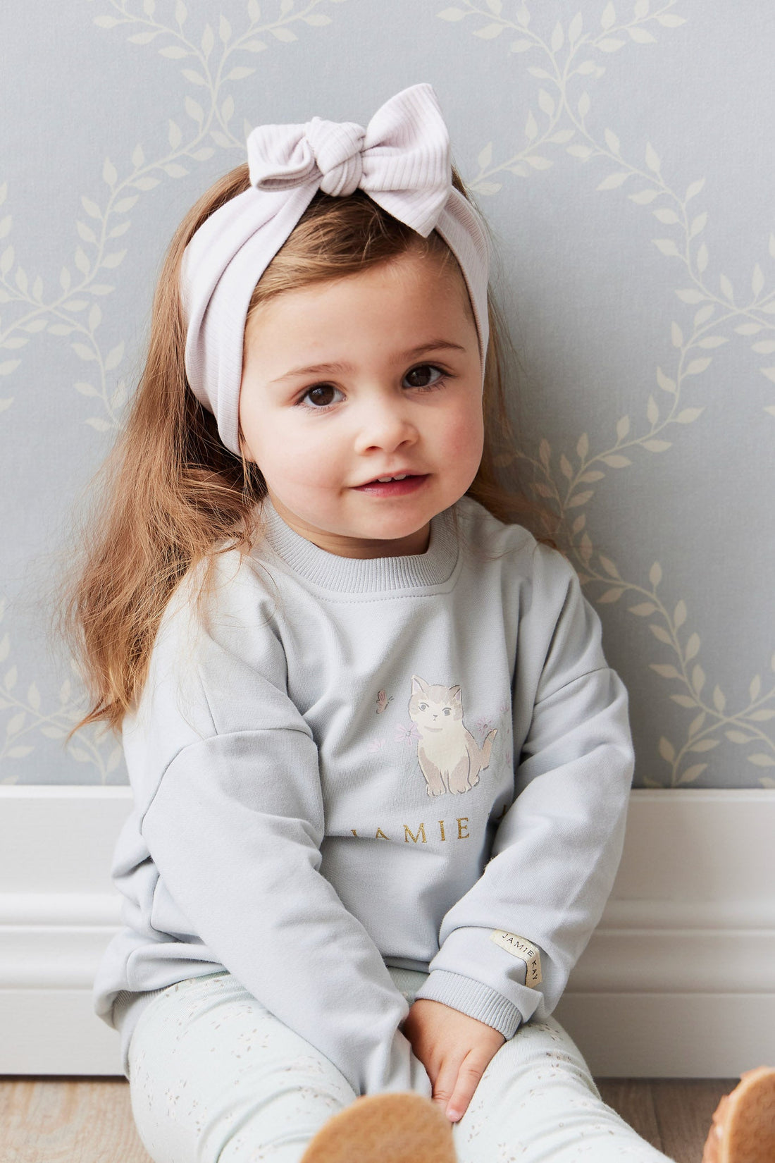 Organic Cotton Bobbie Sweatshirt - Ocean Spray Childrens Sweatshirt from Jamie Kay Australia