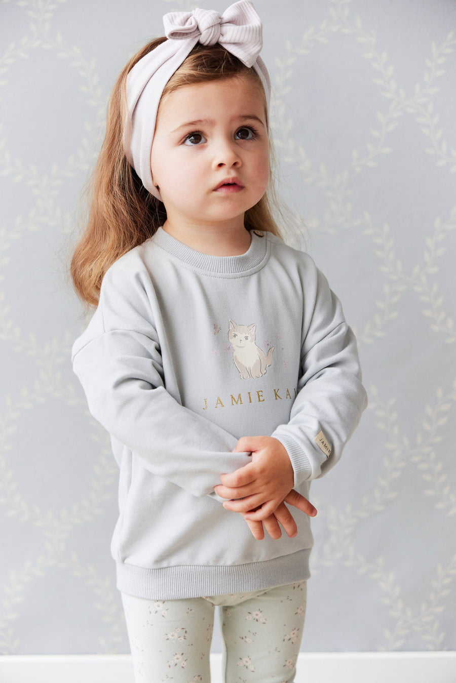 Organic Cotton Bobbie Sweatshirt - Ocean Spray Childrens Sweatshirt from Jamie Kay Australia