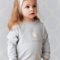 Organic Cotton Bobbie Sweatshirt - Ocean Spray Childrens Sweatshirt from Jamie Kay Australia