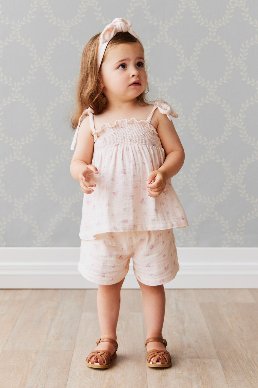 Organic Cotton Muslin Emelia Short - Irina Shell Childrens Short from Jamie Kay Australia