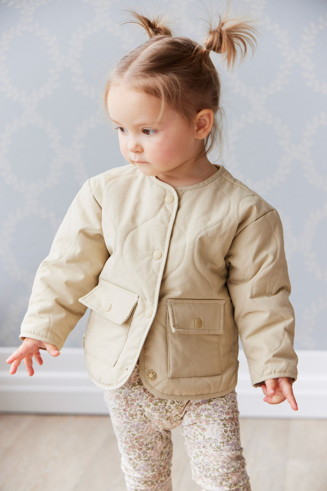 Arie Puffer Jacket - Cashew Childrens Jacket from Jamie Kay Australia