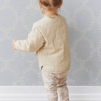 Arie Puffer Jacket - Cashew Childrens Jacket from Jamie Kay Australia