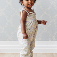 Organic Cotton Summer Playsuit - Mayflower Childrens Playsuit from Jamie Kay Australia