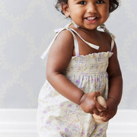 Organic Cotton Summer Playsuit - Mayflower Childrens Playsuit from Jamie Kay Australia