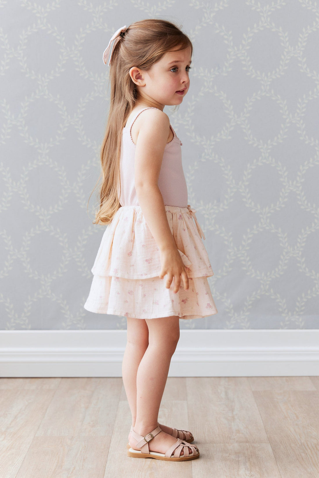 Organic Cotton Muslin Heidi Skirt - Irina Shell Childrens Skirt from Jamie Kay Australia