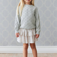 Organic Cotton Samantha Skirt - Fifi Lilac Childrens Skirt from Jamie Kay Australia