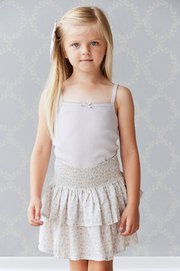 Organic Cotton Samantha Skirt - Fifi Lilac Childrens Skirt from Jamie Kay Australia