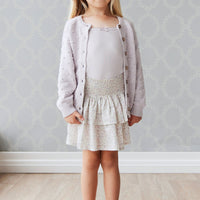 Organic Cotton Samantha Skirt - Fifi Lilac Childrens Skirt from Jamie Kay Australia