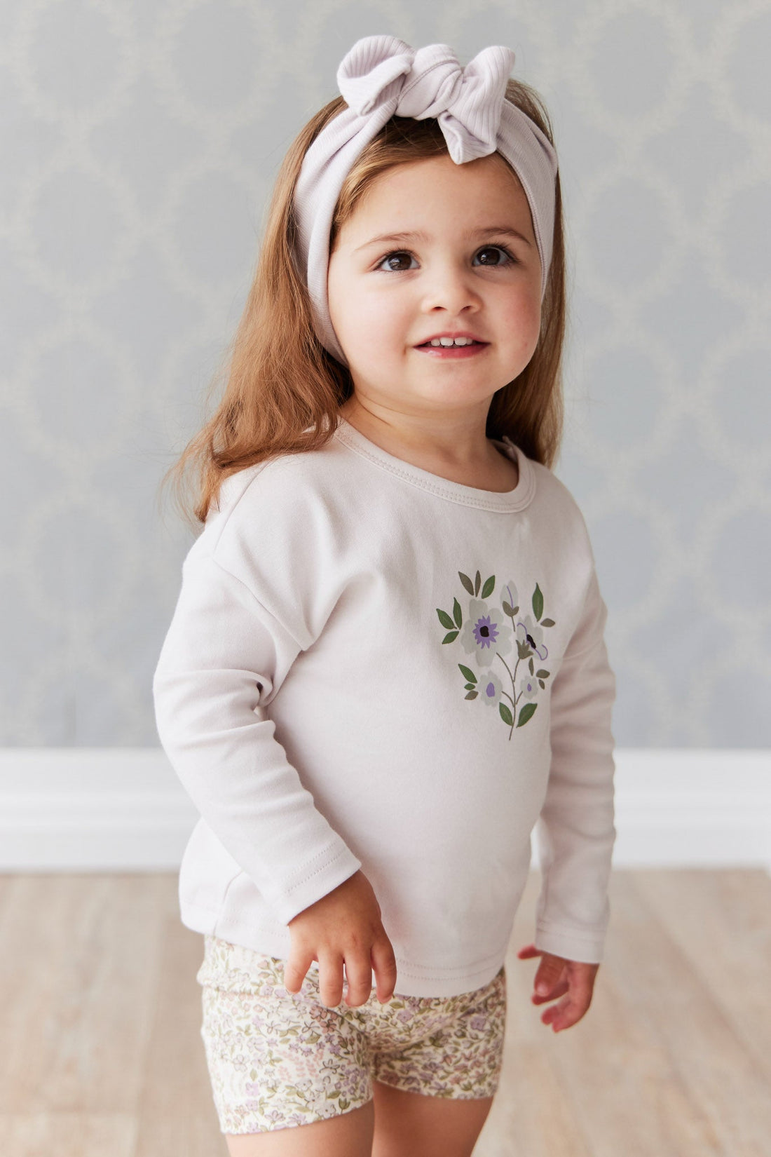 Pima Cotton Marley Long Sleeve Top - Luna Childrens Top from Jamie Kay Australia