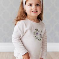 Pima Cotton Marley Long Sleeve Top - Luna Childrens Top from Jamie Kay Australia