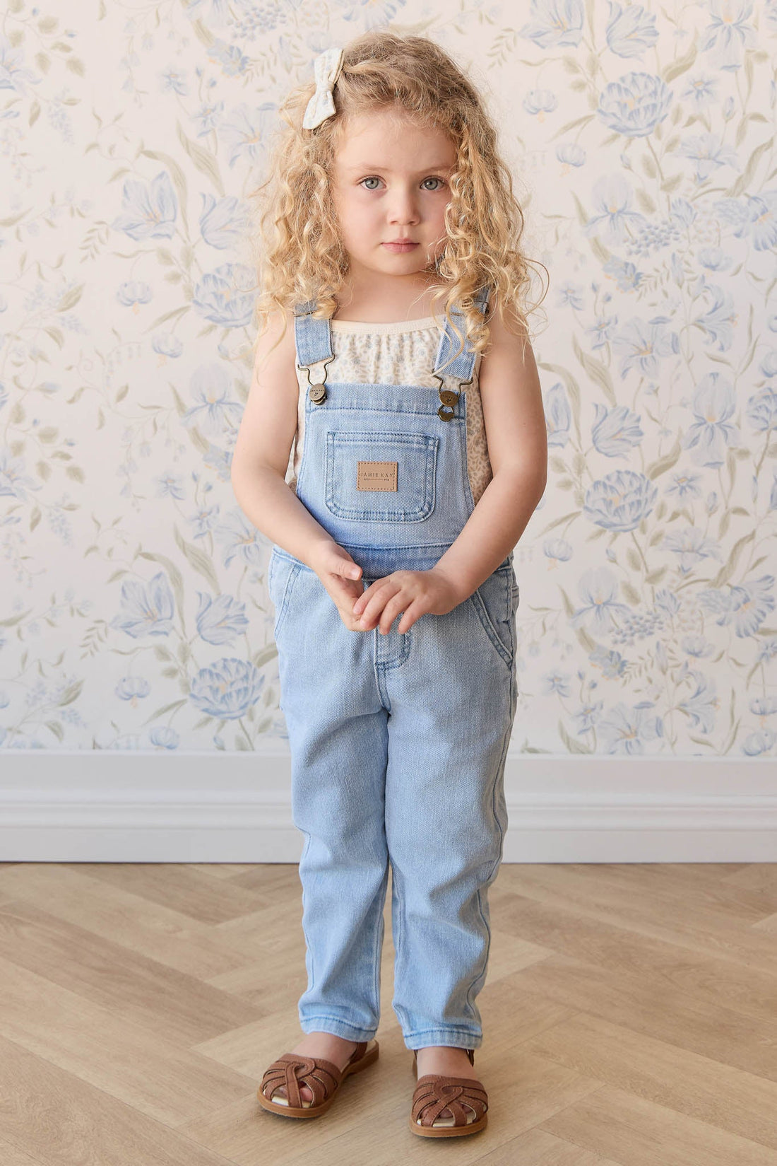 Bonnie Overall - Washed Denim Childrens Overall from Jamie Kay Australia