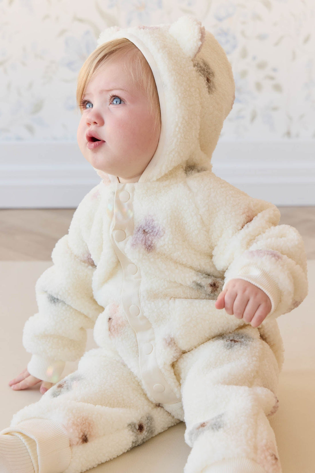 Lenny Onepiece - Fifi Spaced Egret Childrens Onepiece from Jamie Kay Australia