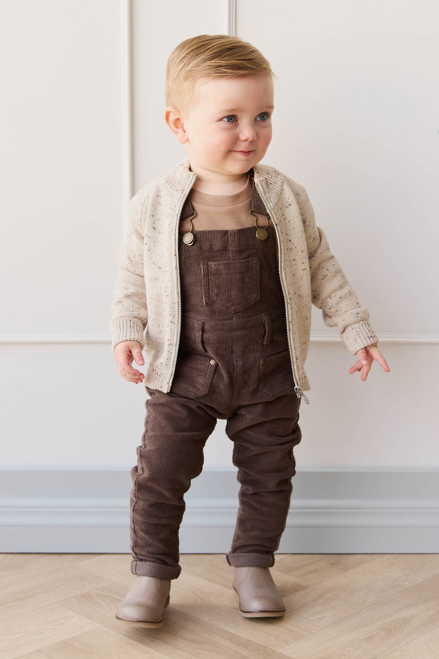 Arlo Overall - Pinecone Childrens Overall from Jamie Kay Australia