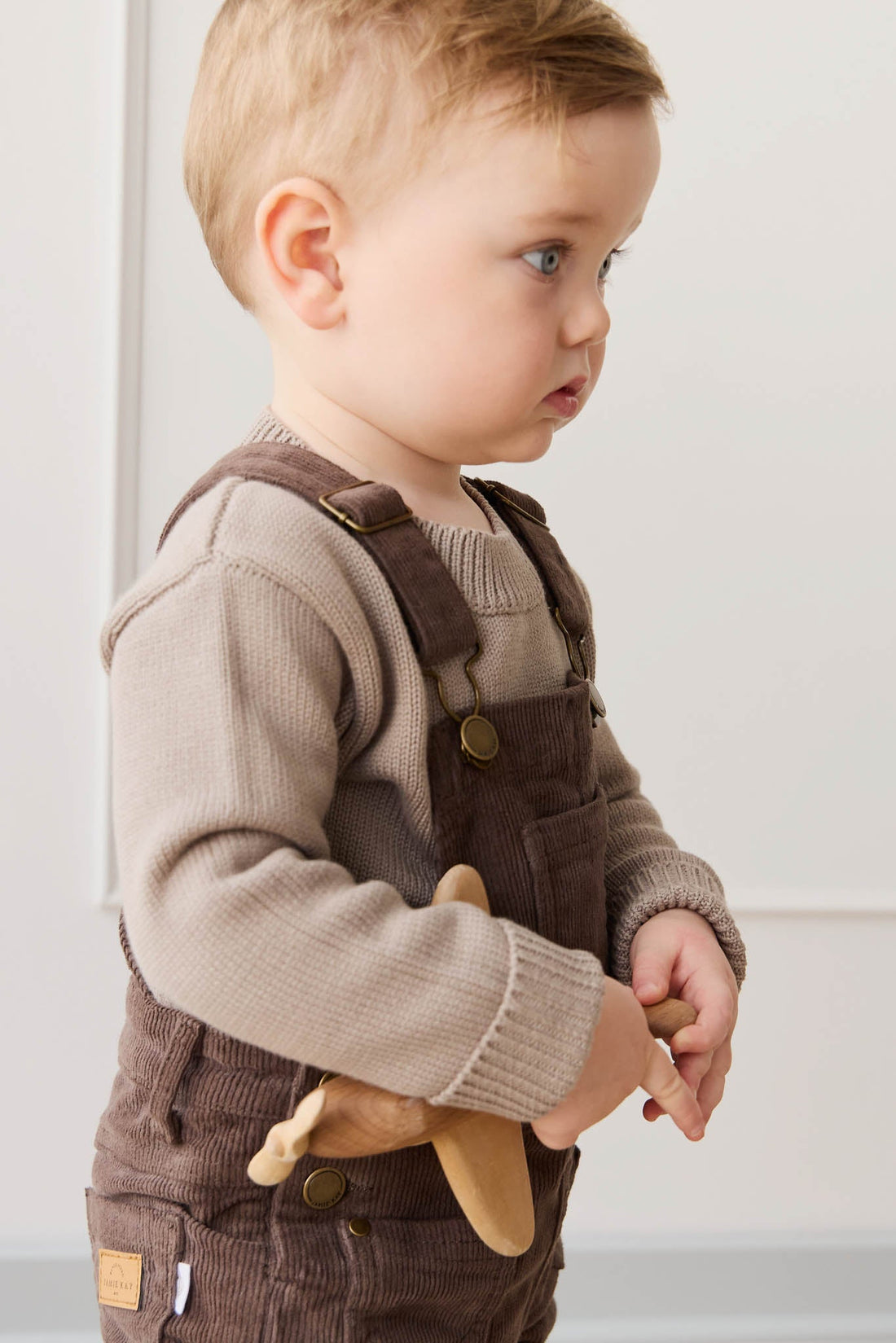 Arlo Overall - Pinecone Childrens Overall from Jamie Kay Australia