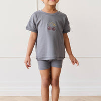 Organic Cotton Modal Elisa Bike Short - Lava Childrens Short from Jamie Kay Australia