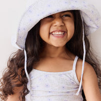 Noelle Hat - Emmy Lilac Childrens Swimwear from Jamie Kay Australia