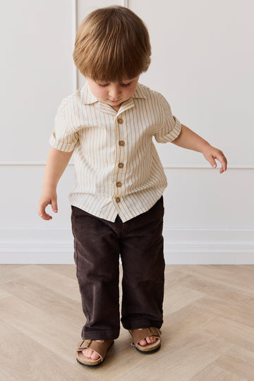 Organic Cotton Silas Shirt - Vacation Stripe Childrens Shirt from Jamie Kay Australia