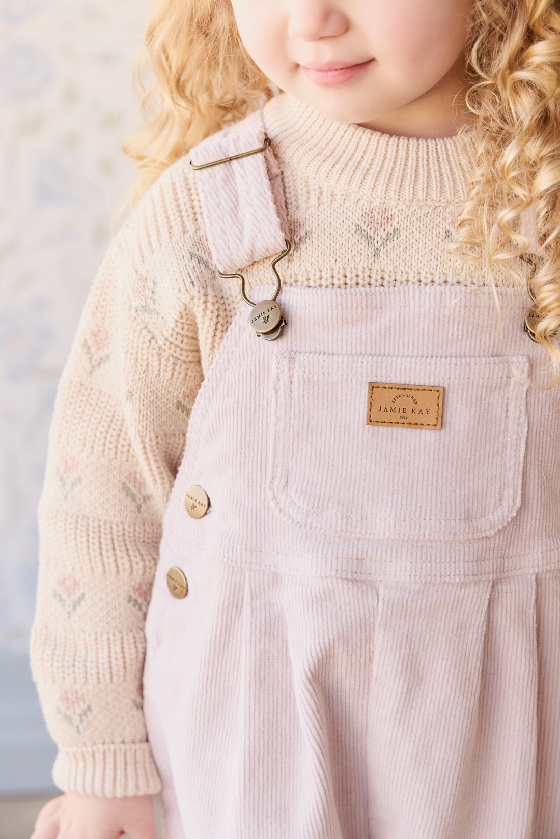 Miranda Jumper - Miranda Light Oatmeal Marle Childrens Jumper from Jamie Kay Australia