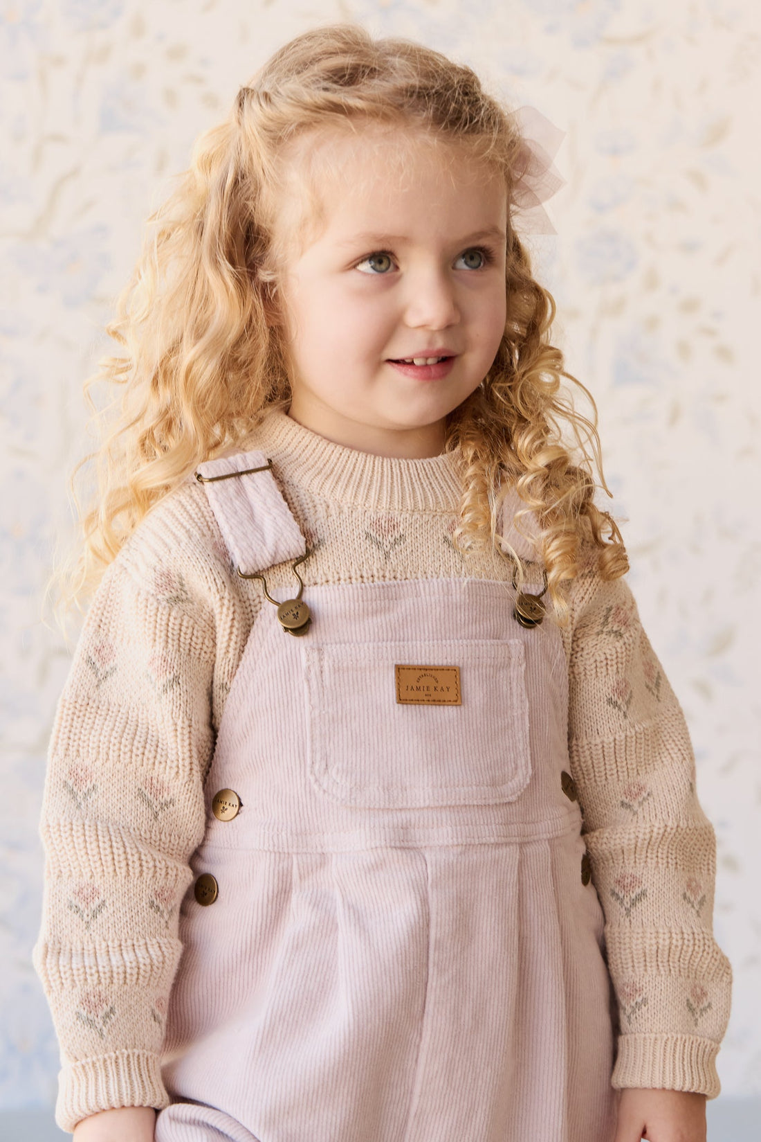 Miranda Jumper - Miranda Light Oatmeal Marle Childrens Jumper from Jamie Kay Australia