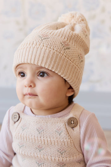 Sienna Hat - Miranda Light Oatmeal Marle Childrens Hat from Jamie Kay Australia