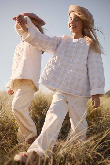 Ariel Jacket - Marguerite Egret Childrens Jacket from Jamie Kay Australia