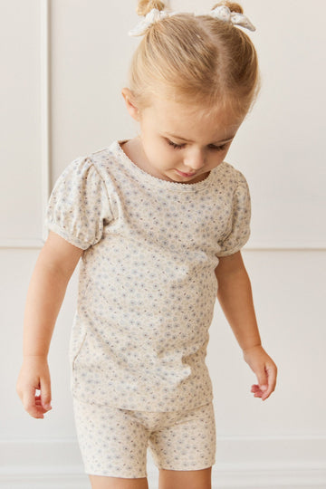 Organic Cotton Prarie Top - Penelope Evening Haze Childrens Top from Jamie Kay Australia