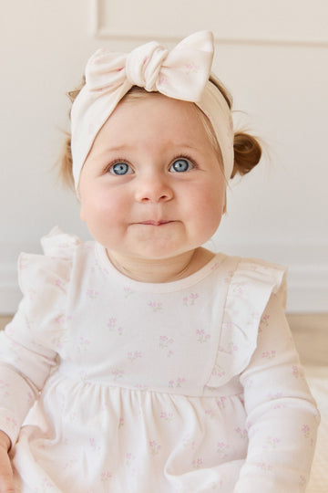 Organic Cotton Headband - Pauline Pink Childrens Headband from Jamie Kay Australia